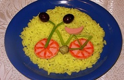 Игры кулинария: велосипедное блюдо